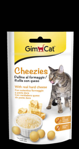 GimCat Cheezies Rolls - Kiegészítő eleség (jutalomfalat) macskák részére (50g)