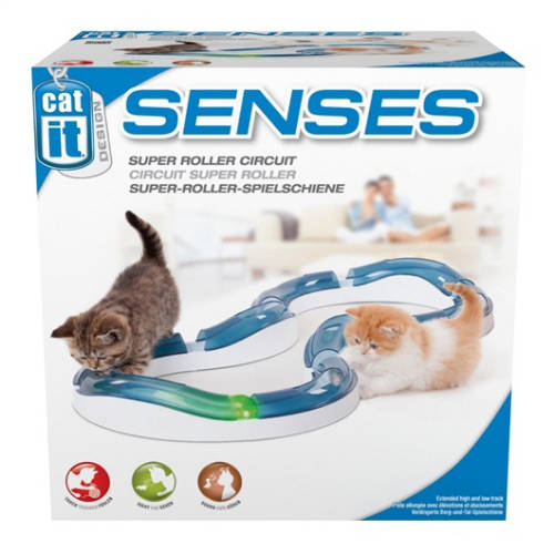 Catit Design Senses Super Roller Circuit - játék (labda pályával) macskák részére (8 részes)