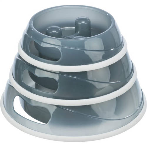 Trixie Slow Feeding Plastic Bowl - evéslassító tál (többféle színben) kutyák részére (0,45l/Ø20cm)