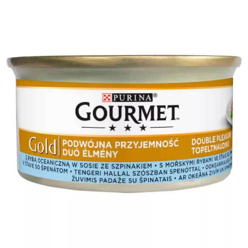 Gourmet Gold Duo Fish&Spinach 85g