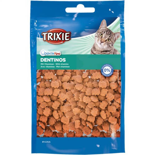 Trixie Denta Fun Denta Fun Dentinos - jutalomfalat (fogtisztítós) macskák részére (50g)