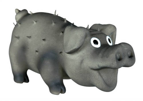 Trixie Bristle Pig - latex játék (sörtés disznó) kutyák részére (10cm)