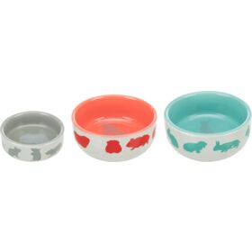 Trixie Ceramic Bowl - kerámia tál (színes) rágcsálók részére (250mll /Ø11cm)