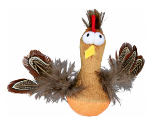 Trixie Bobo Chicken - játék (Bobo csirke) macskák részére (10cm)