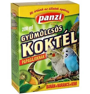 Panzi Gyümölcsös Koktél papagájoknak 200ml
