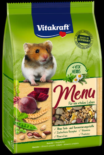 Vitakraft Menu (Aranyhörcsög) - teljes értékű eledel (400g)