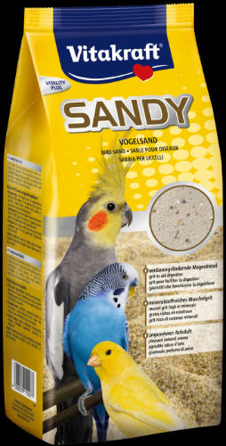 Vitakraft Sandy Vitality Plus - madárhomok kitestű díszmadaraknak (2,5kg)