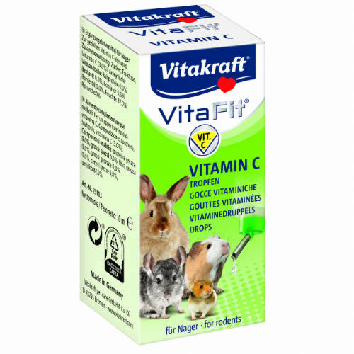 Vitakraft VitaFit C-vitamin csepp - kiegészítő eleség rágcsálóknak (10ml)