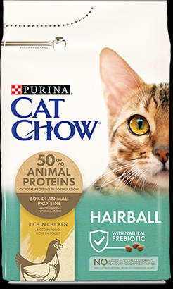 Purina Cat Chow Adult - Hairball Controll (csirke) - Szárazeledel (15kg)
