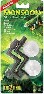 Exo-terra Monsoon Nozzles - fúvóka ködképző rendszerhez (2x)