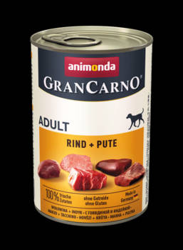 Animonda GranCarno Adult (marha,pulyka) konzerv - Felnőtt kutyák részére (400g)