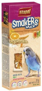Vitapol Smakers rúd (narancs) - prémium duplarúd - hullámos papagáj részére (90g)