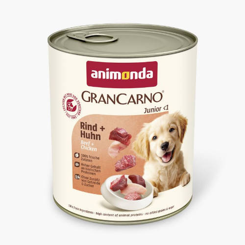 Animonda GranCarno Junior (marha,csirke) konzerv - Kölyök kutyák részére (800g)
