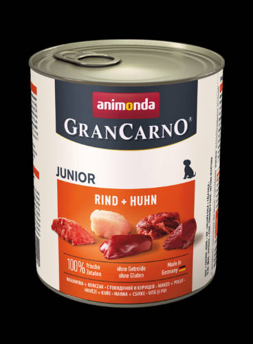 Animonda GranCarno Junior (marha,csirke) konzerv - Kölyök kutyák részére (800g)