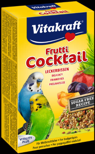 Vitakraft Frutti Coctail (gyümölcsös keverék) - kiegészítő eleség hullámos papagájok részére (200g)