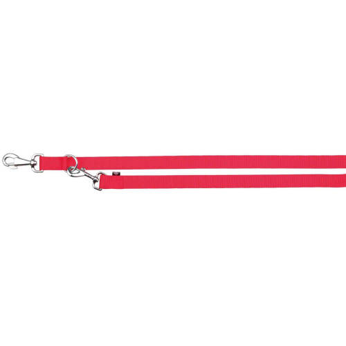KT24: Trixie Classic Adjustable - állítható póráz piros (L-XL) 2m/25mm