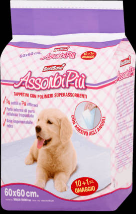 AssorbiPiu Hygiene Pad Nappy - Helyhez szoktató - kutyapelenka 60x60cm (11db)