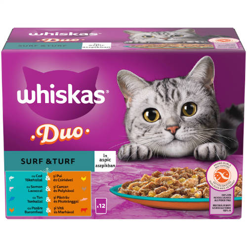Whiskas Alut SurfTurt 12x85g