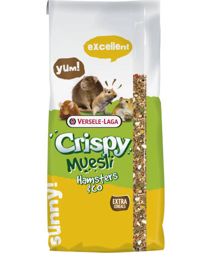 Versele-Laga Crispy Muesli Hamster & Co - Müzli eleség hörcsögök,egerek,patkányok és futóegerek részére (20kg)
