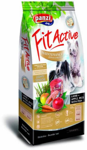Panzi FitActive Hypoallergenic Lamb Maintenance Adult (bárány,rizs,alma) száraztáp - Ételallergiás, felnőtt kutyák részére (4kg)