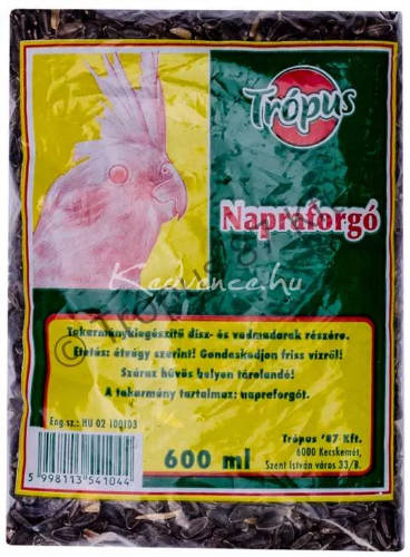Trópus Z mag 600ml Magkeverék fekete