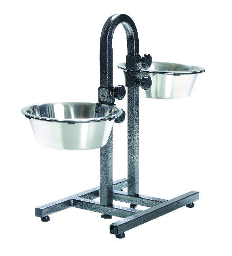 trixie 2497 Dog Bar dupla fémtál állvánnyal, 2x2,8L/24cm