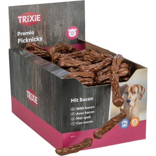 Trixie PREMIO Picknicks - jutalomfalat (bacon) kolbász (8cm) 8g/200db- (csak gyűjtőre/200db)
