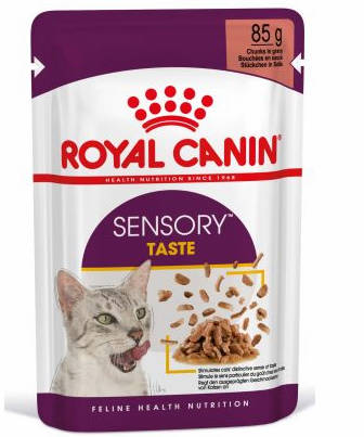Royal Canin Feline Adult (Sensory Taste) - alutasakos (falatkák,pecsenyelé) eledel macskák részére (85g)