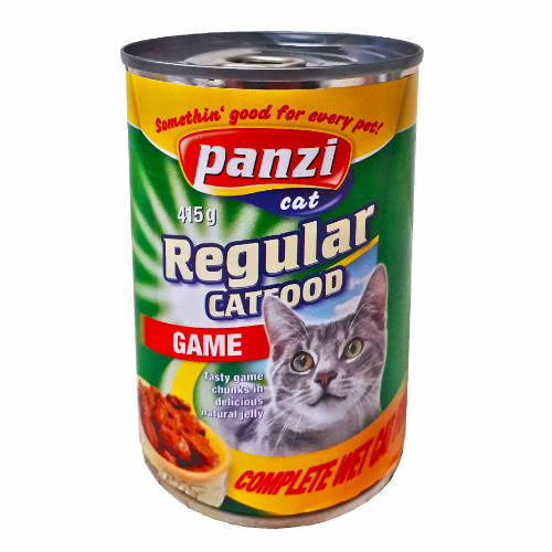 Panzi Regular Adult (vadhús) konzerv - Felnőtt macskák részére (415g)
