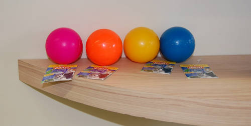 Panzi színes kicsi labda (6 cm)