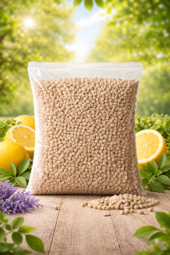 Panzi pellet (citromos) - kisállat alom (3,5kg)