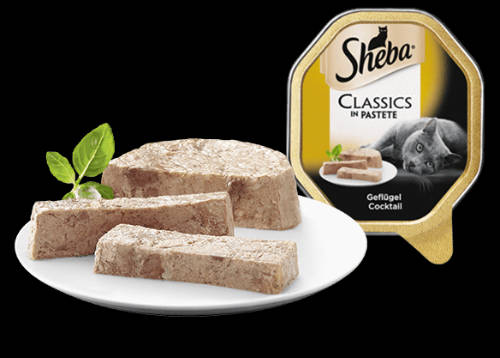 Sheba Adult Alutálcás - Szárnyas pástétom (85g)