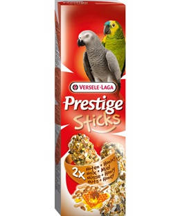Versele Laga Prestige Sticks Dupla Rúd (méz,mogyoró) - kiegészítő eleség óriás papagáj részére (140g)
