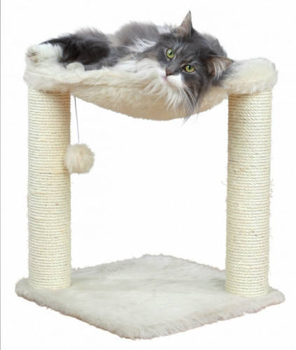 Trixie Baza Scratching Post -  kaparófa (krém) macskák részére (41x41/50cm)