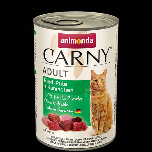 Animonda Carny Adult (marha,pulyka,nyúl) konzerv - Felnőtt macskák részére (400g)