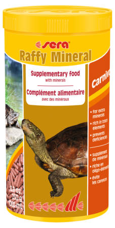 Sera Reptil Raffy Mineral - Hüllőtáp (1000ml)
