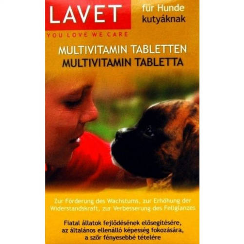 Lavet Multivitamin Tabletten - Vitamin készítmény (multi) kutyák részére 45g/50db tbl.