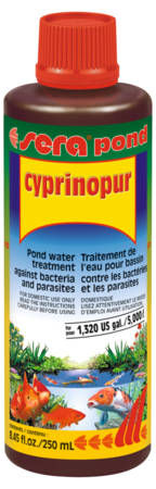 Sera Pond Cyprinopur - Tavi vízkezelőszer baktériumok és paraziták ellen (250ml)