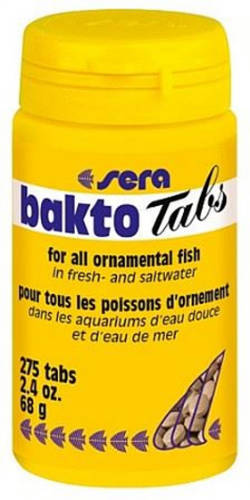 Sera Bakto tabs - gyógyhatású készítmény díszhalak részére (100ml /275db tabletta)