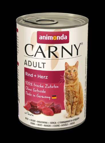 Animonda Carny Adult (marha,szív) konzerv - Felnőtt macskák részére (400g)