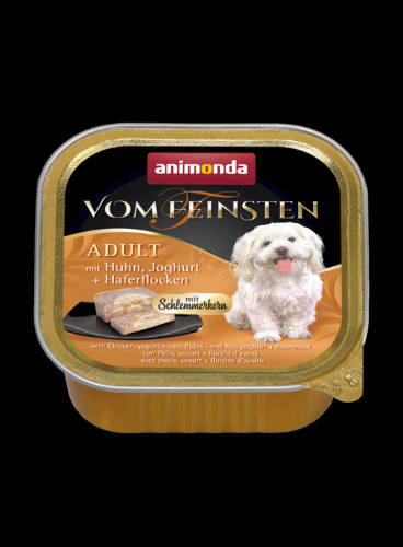 Animonda Vom Feinsten Gourmet (csirke,joghurt,zabliszt) alutálkás - Felnőtt kutyák részére (150g)
