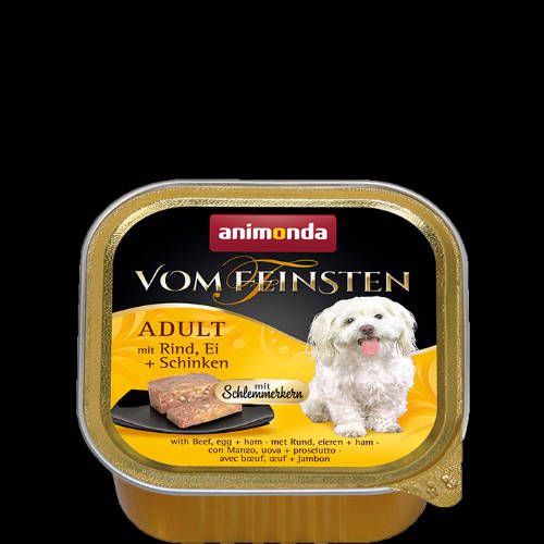 Animonda Vom Feinsten Gourmet (marha,tojás,sonka) alutálkás - Felnőtt kutyák részére (150g)