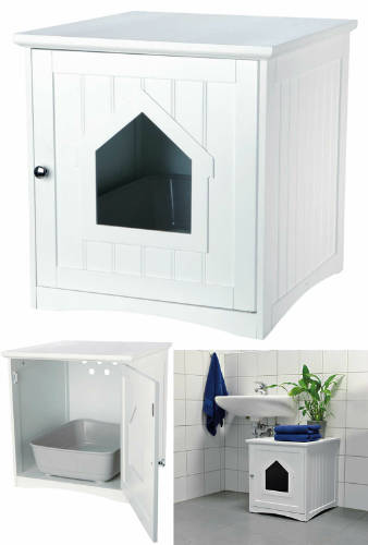 Trixie Cat House - macskaház (fehér) 49×51×51 cm