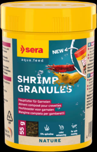 Sera Shrimps granules - táplálék Garnéláknak és Rákoknak (100ml) 55g