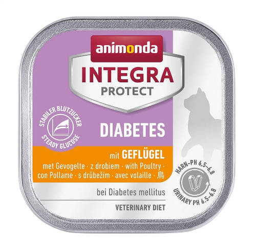 Animonda Integra Diabetes (baromfi) alutálkás - Cukorbeteg macskák részére (100g)