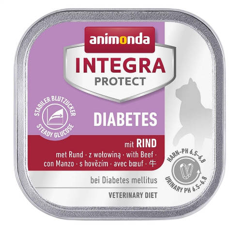 Animonda Integra Diabetes (marha) alutálkás - Cukorbeteg macskák részére (100g)