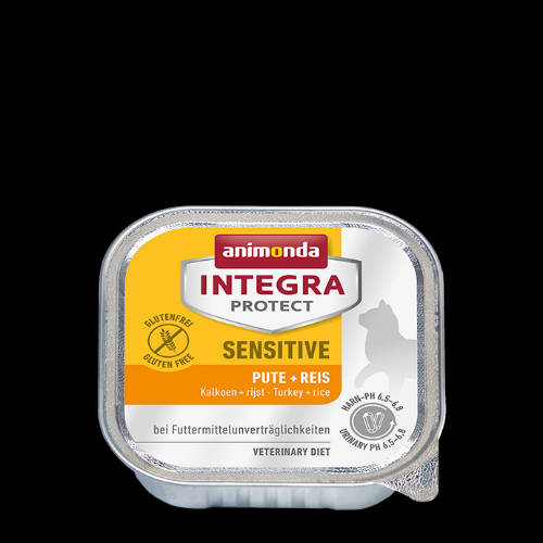 Animonda Integra Sensitive (pulyka-rizs) alutálkás - Táplálék-intoleranciás macskák részére (100g)