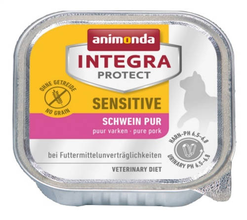 Animonda Integra Sensitive (sertés) alutálkás - Táplálék-intoleranciás macskák részére (100g)