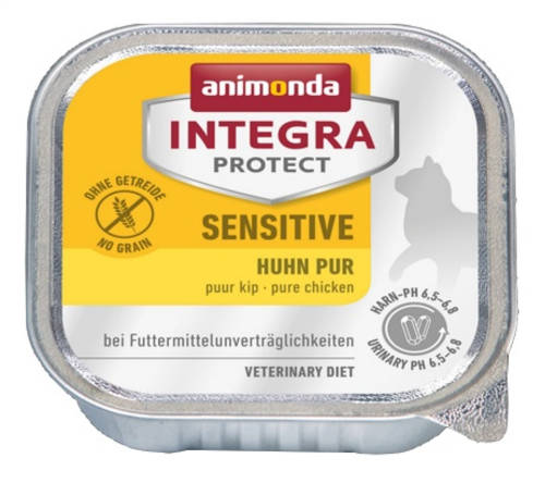 Animonda Integra Sensitive (csirke) alutálkás - Táplálék-intoleranciás macskák részére (100g)