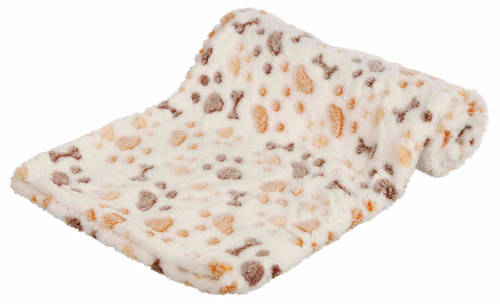 Trixie Lingo Blanket - takaró (fehér/bézs mintás) kutyák részére (100x75cm)